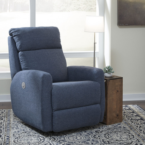 1144 Primo Cabana Navy Recliner