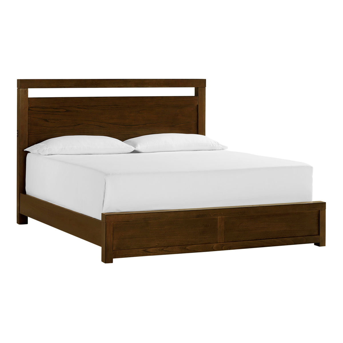 Modern Loft Bed Frame - Brownstone