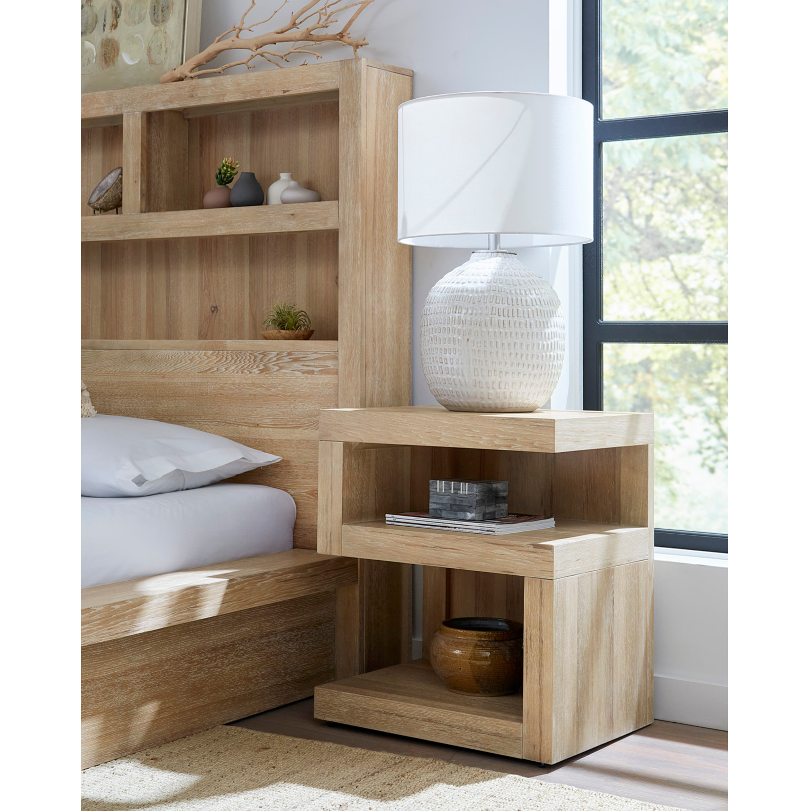 Modern Loft S Nightstand - Khaki