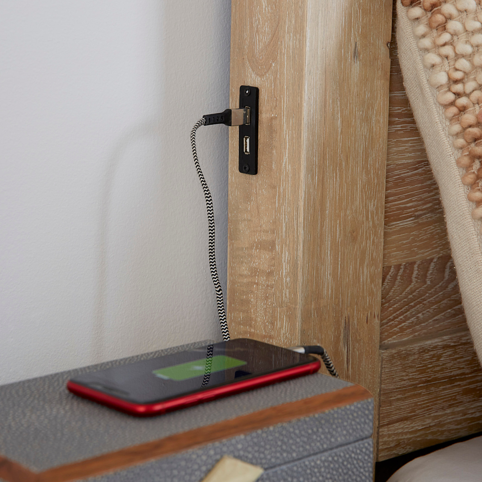 Modern Loft Bed Frame - Khaki