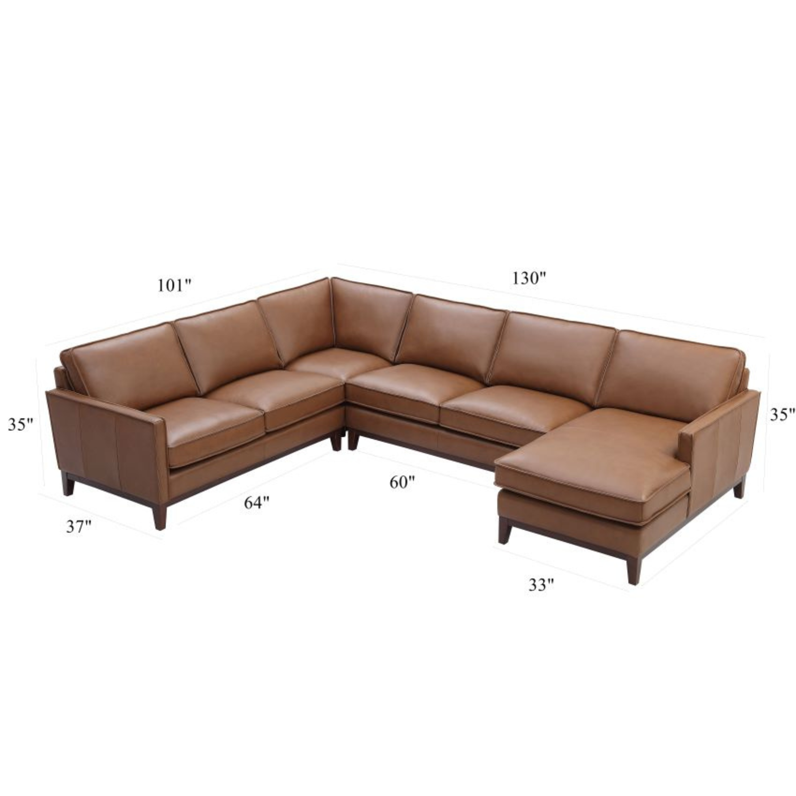 Weston Leather Sectional