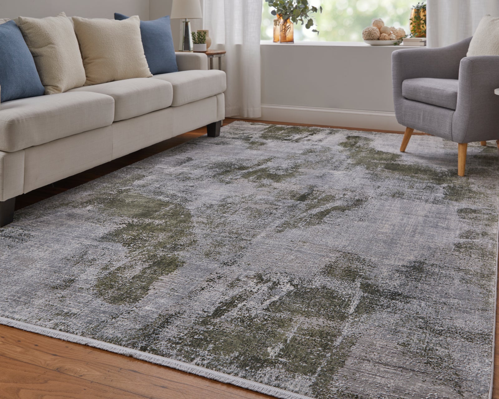 Cadiz Gray/Green/Silver 39N5F