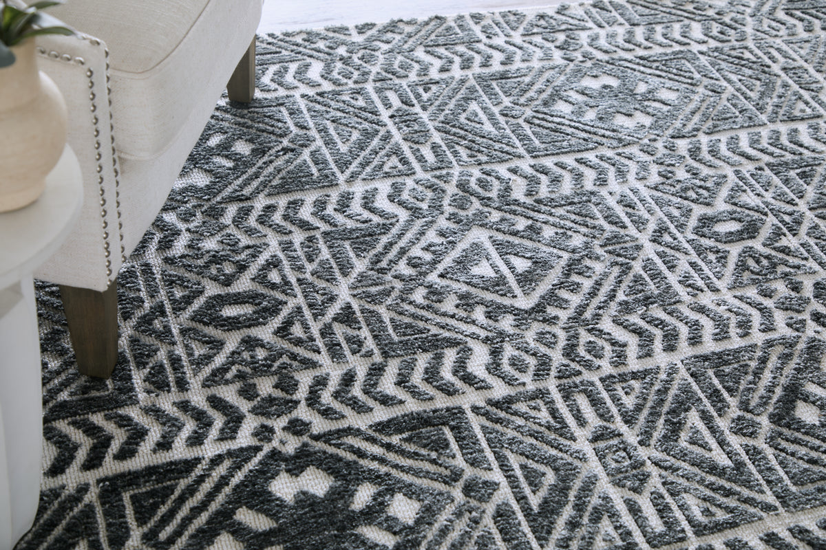 Colton Gray/Black/Ivory 8627F