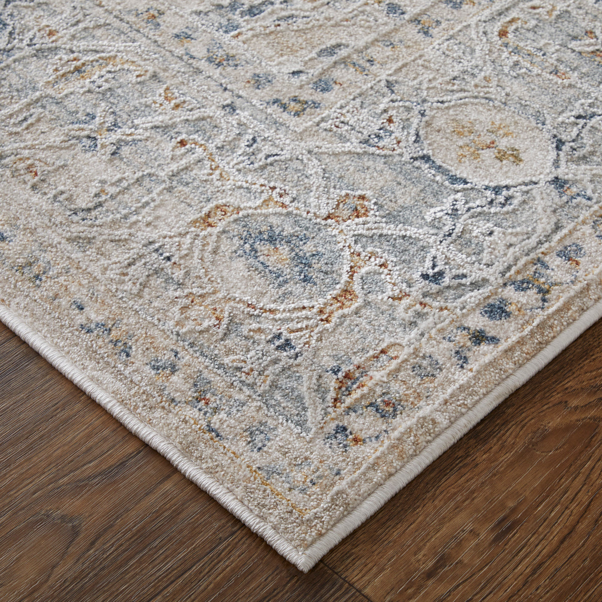 Pasha Ivory/Taupe/Blue 39M5F