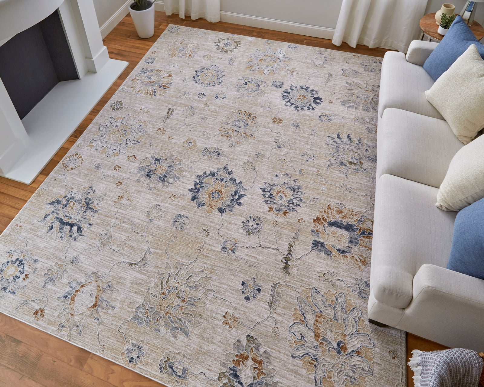 Pasha Taupe/Ivory/Blue 39M9F