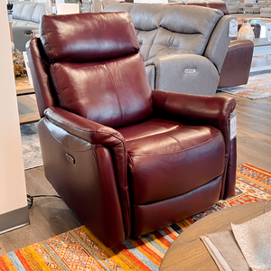 Red Power Recliner