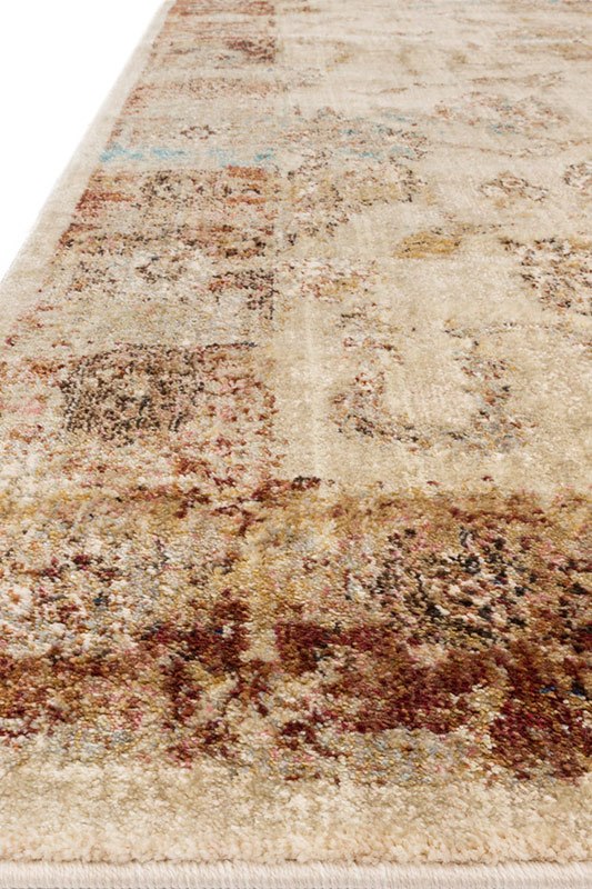 Anastasia 04 Antique Ivory / Rust Corner