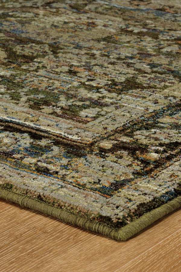 Rug Andorra 7125C Green/ Brown - NW Rugs & Furniture