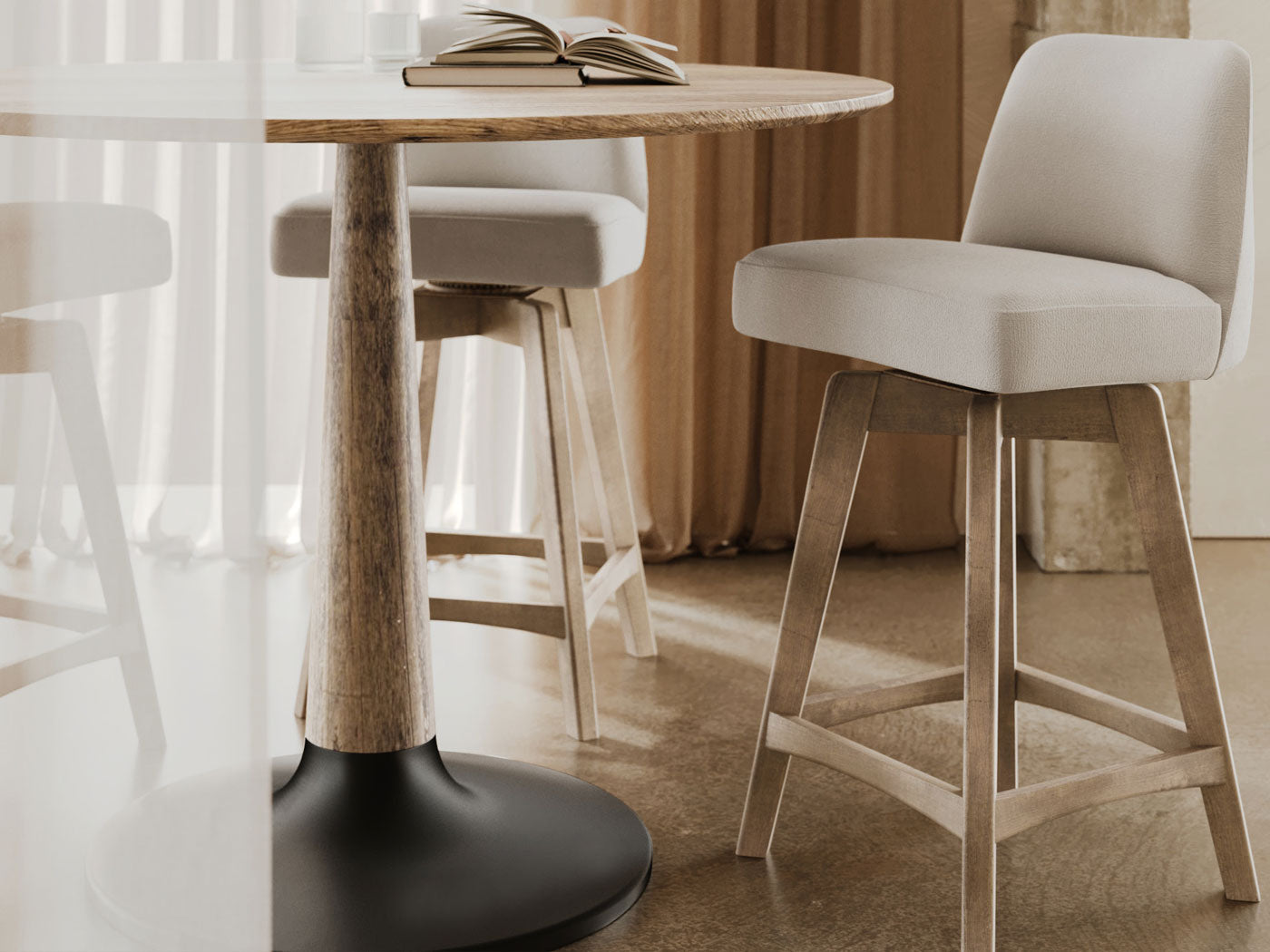 Bowie Single Pedestal Table