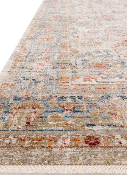 Claire Cle-02 Ivory/Ocean Corner