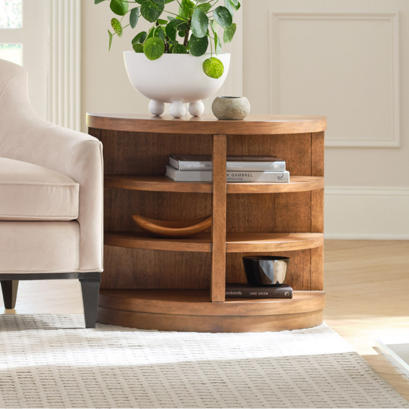 Caden Demilune End Table