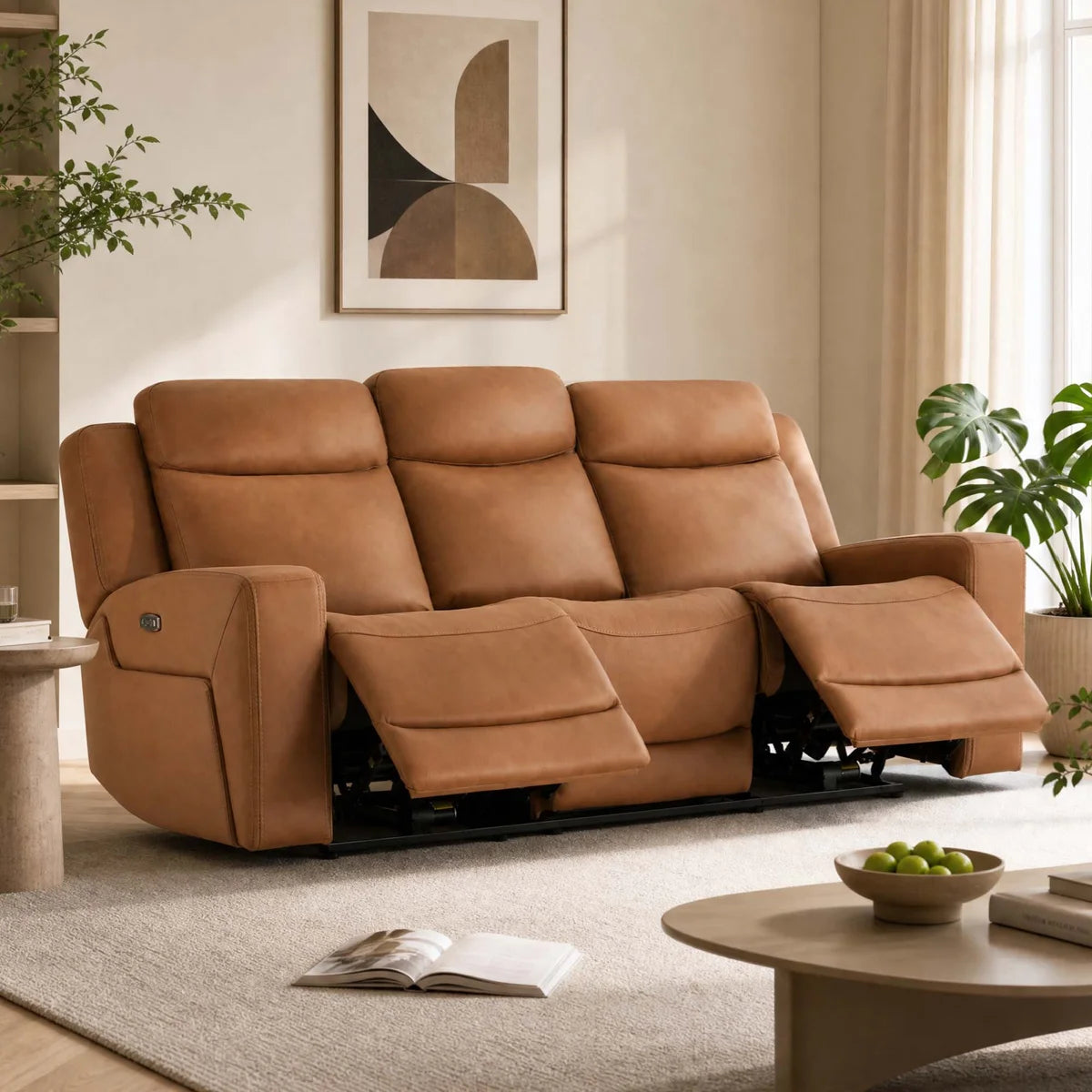 Deschutes Leather Reclining Sofa