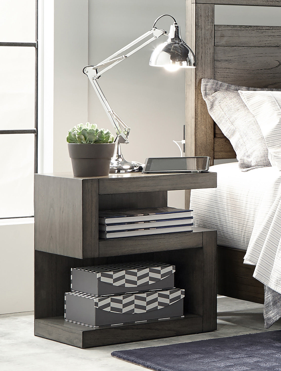 Modern Loft Panel Bedroom Set