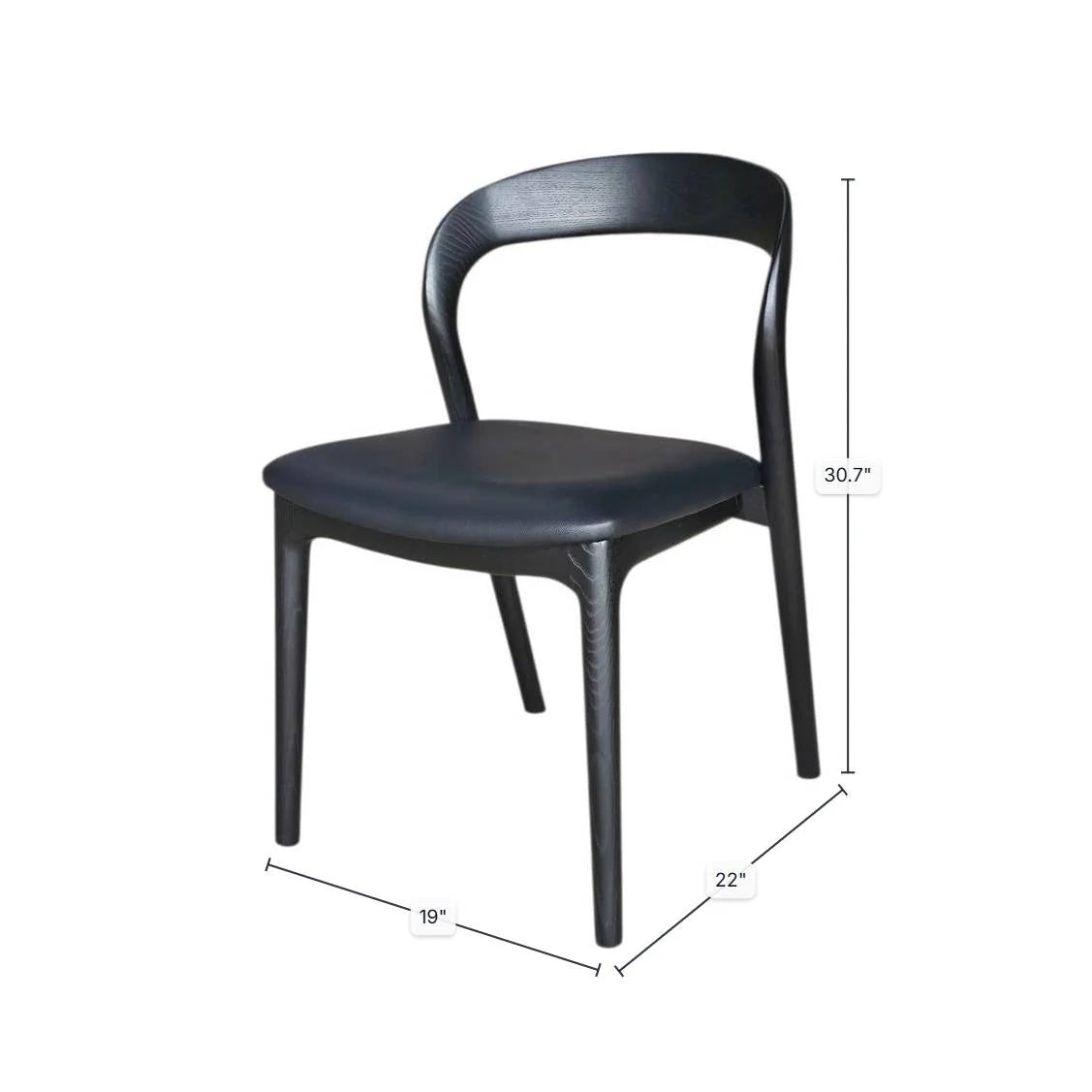 Rotondo Dining Chair - Black