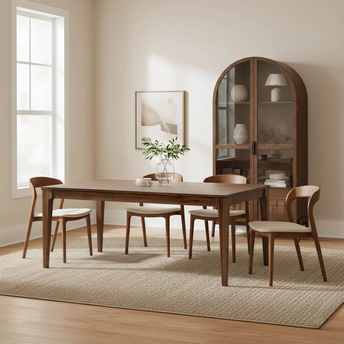 Rotondo Dining Chair - Walnut Brown