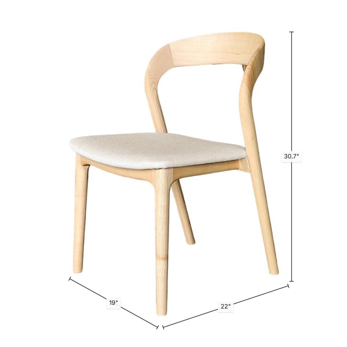 Rotondo Dining Chair - Natural