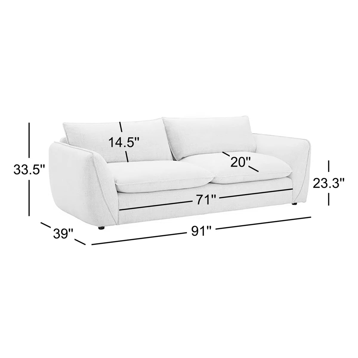 Manzanita 91" Sofa