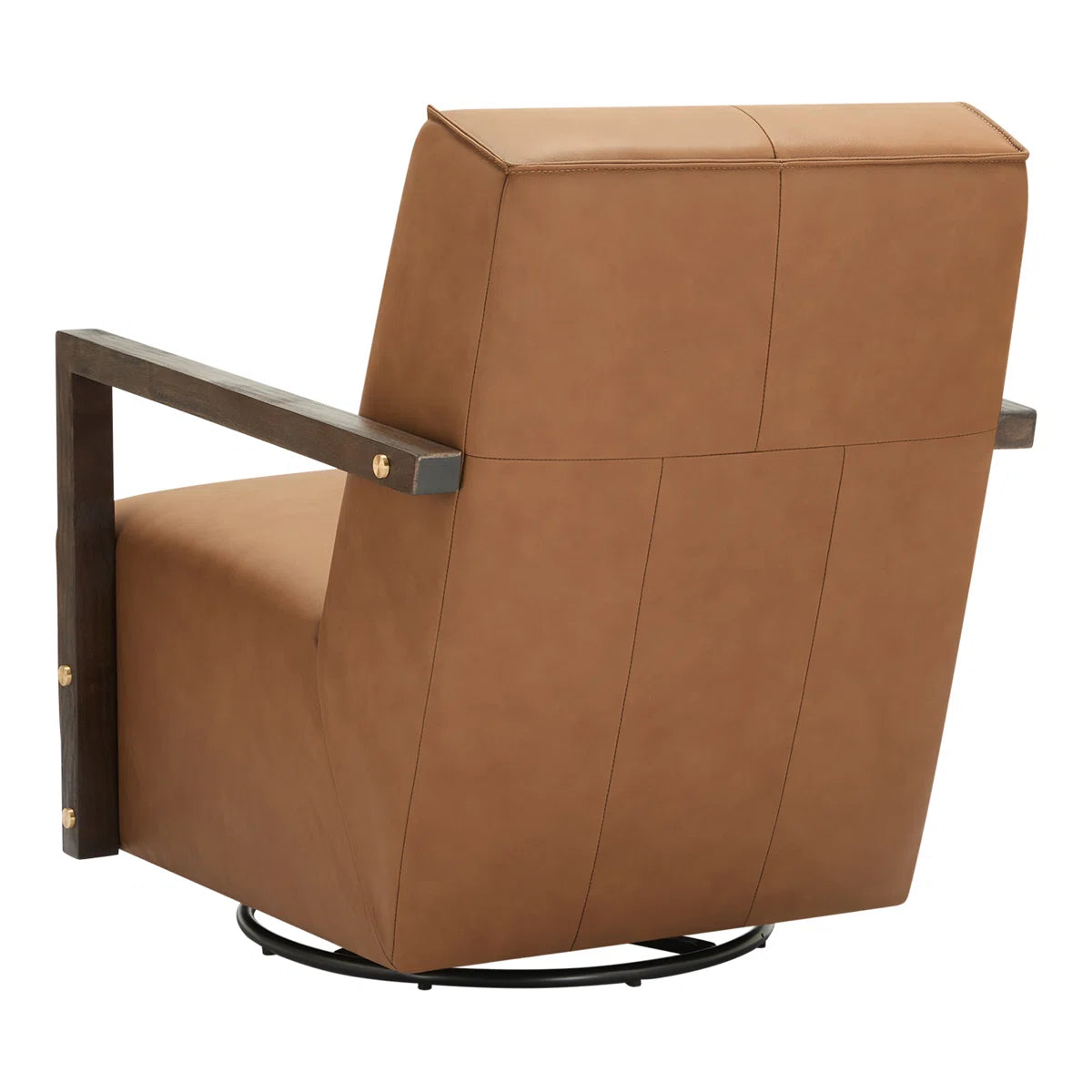 Woodstock Leather Swivel Chair