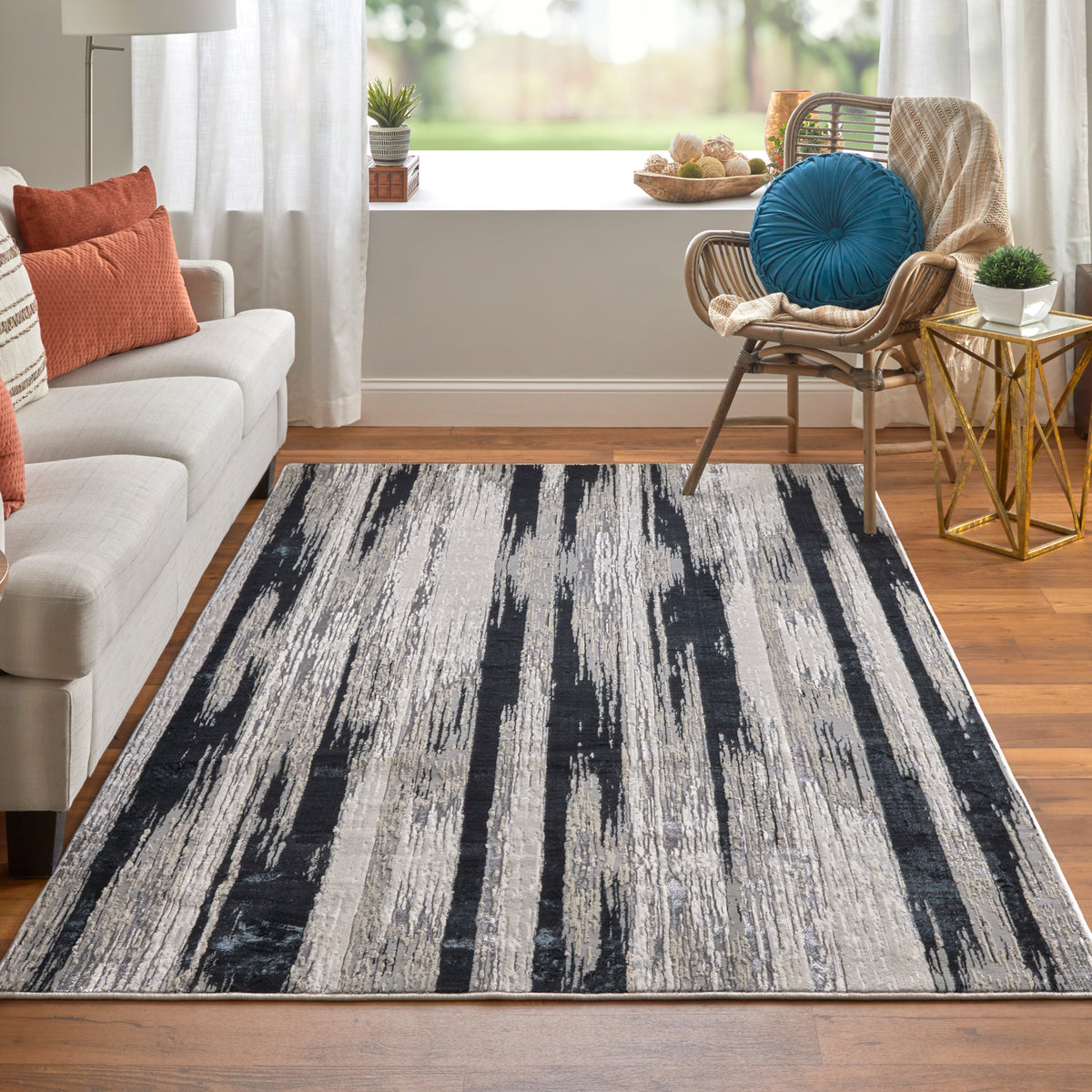 Micah Black/Silver/Gray 3338F