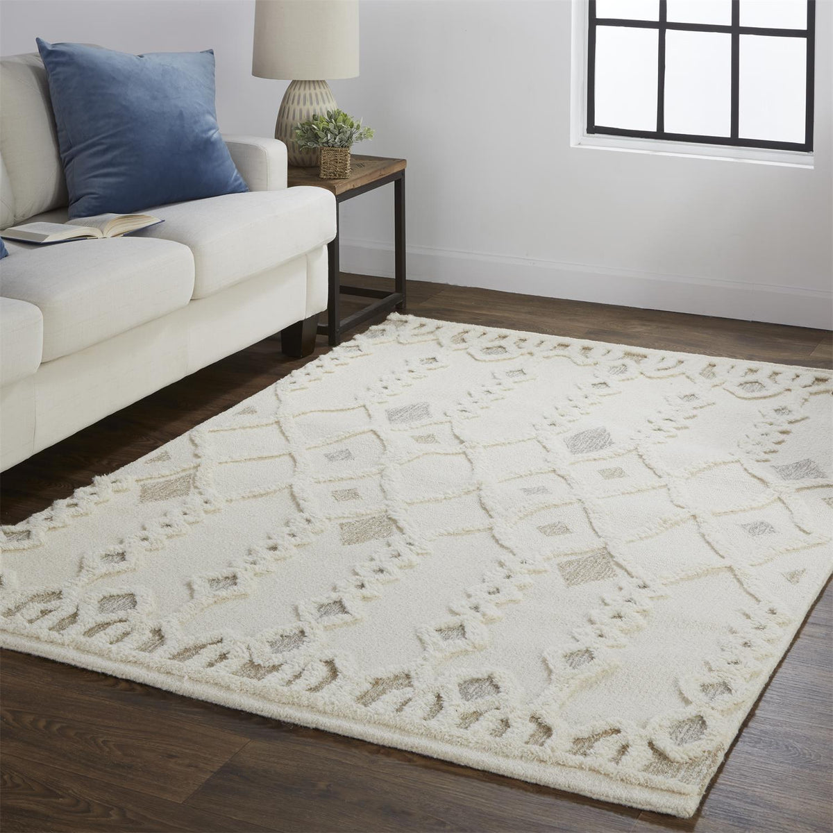Anica Ivory/Tan/Silver 8011F