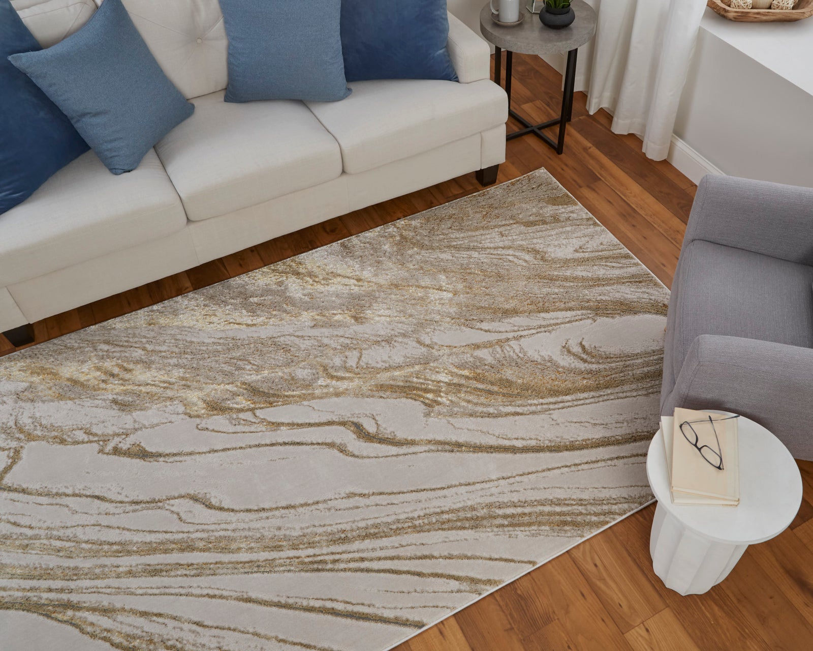 Aura Ivory/Taupe/Gold 39LLF