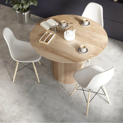 Cylinder Round Dining Table