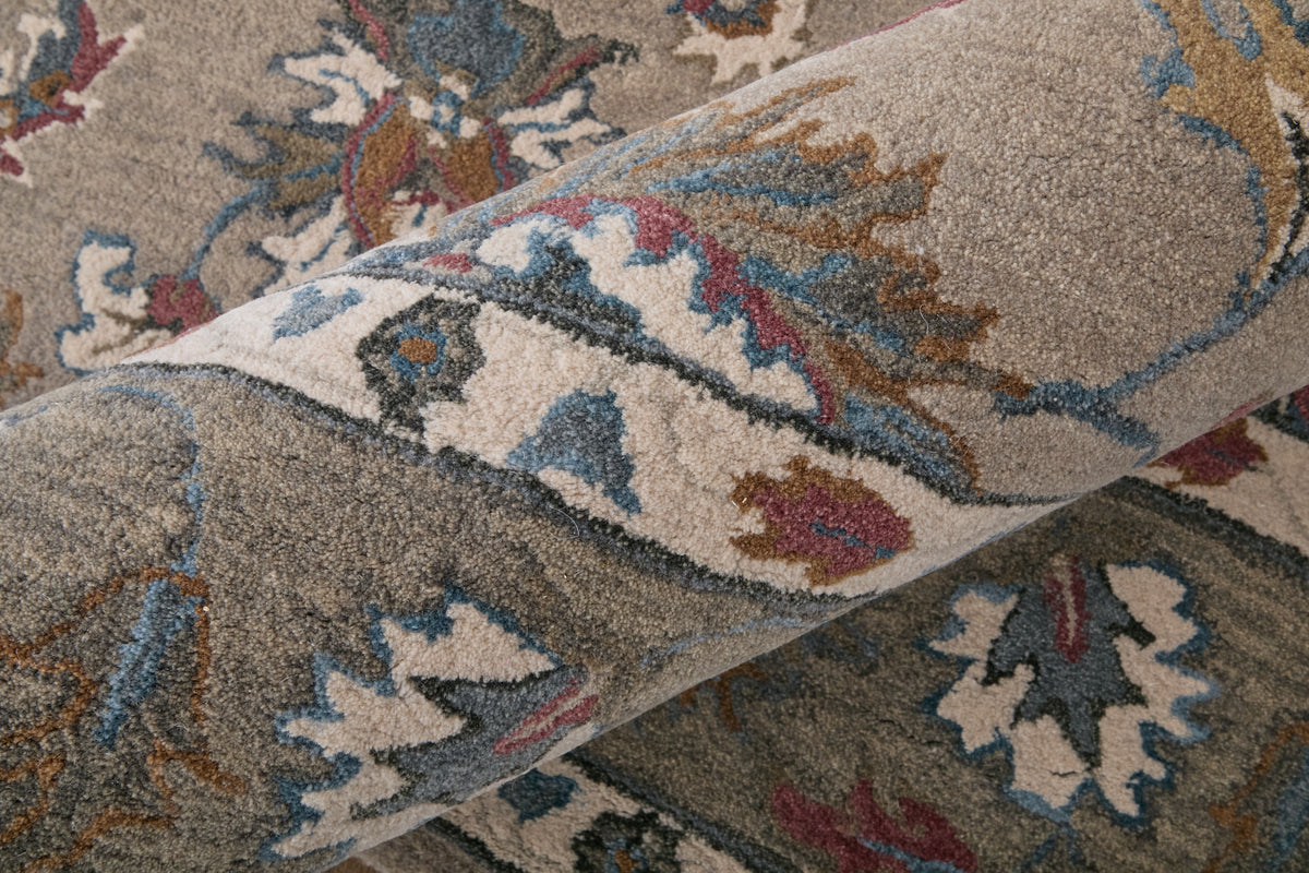 Rylan Ivory/Taupe/Blue 8642F