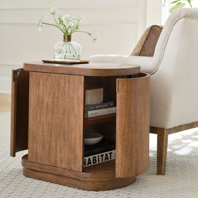 Caden End Table w/ Doors