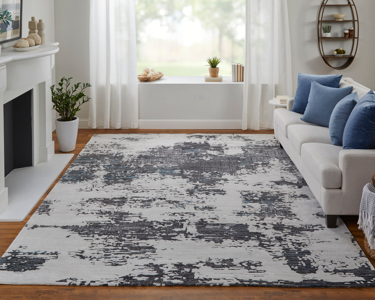 Zarah Ivory/Gray/Blue 8917F