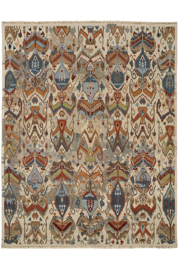 Leylan Tan/Ivory/Orange 0563F