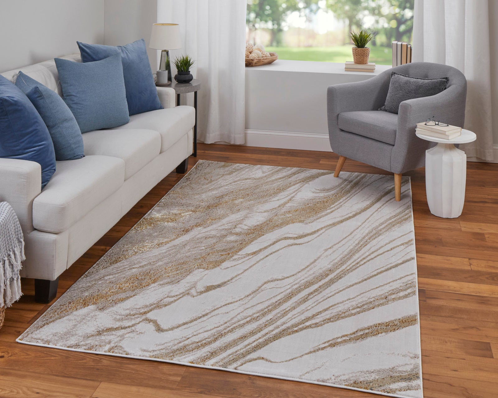 Aura Ivory/Taupe/Gold 39LLF