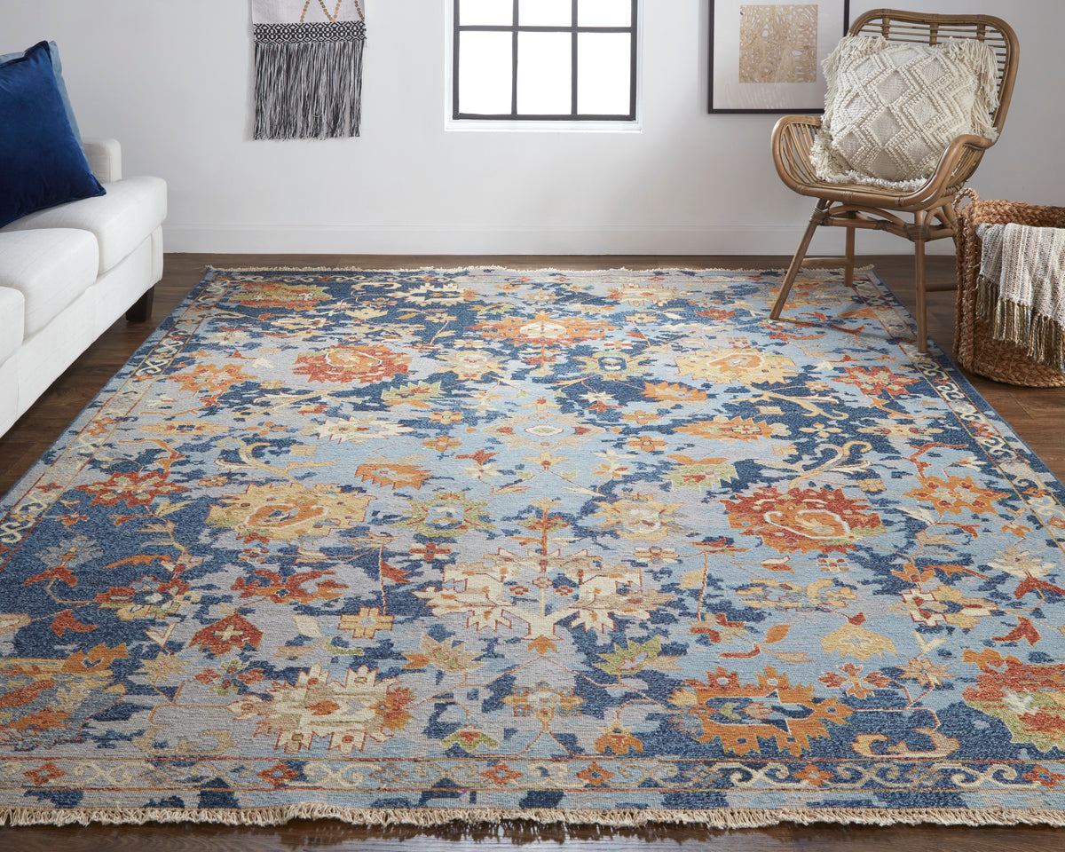 Leylan Blue/Orange/Red 0587F
