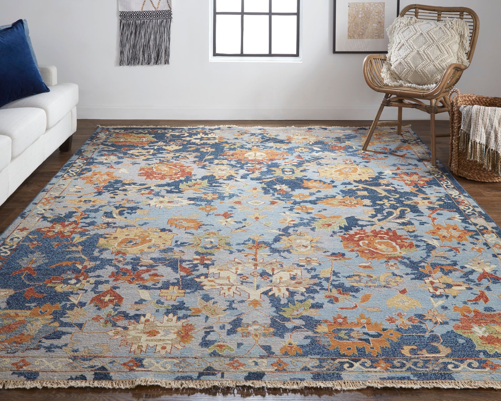 Leylan Blue/Orange/Red 0587F