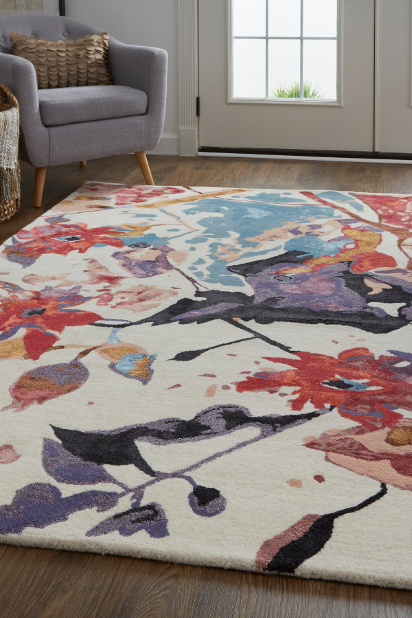 Taylor Red / Multi 8863F