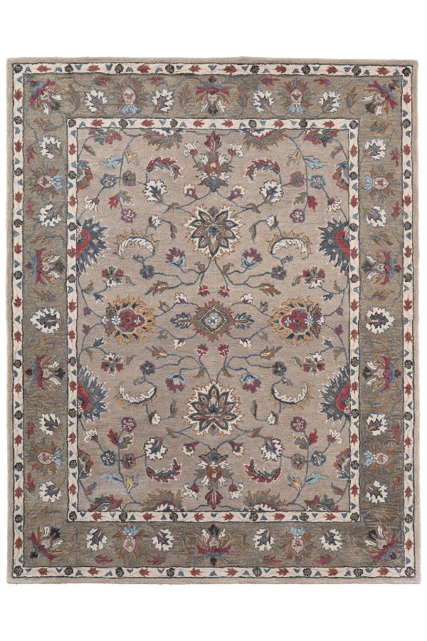 Rylan Ivory/Taupe/Blue 8642F
