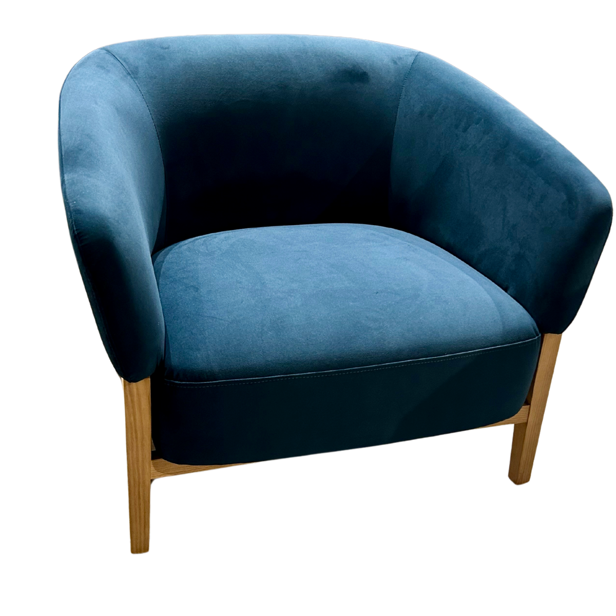 Tabor Accent Chair in Soren Prussian