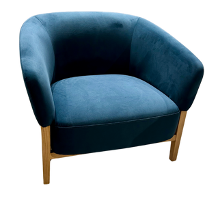 Tabor Soren Prussian Accent Chair