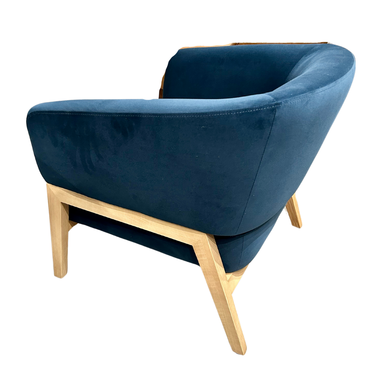 Tabor Accent Chair in Soren Prussian