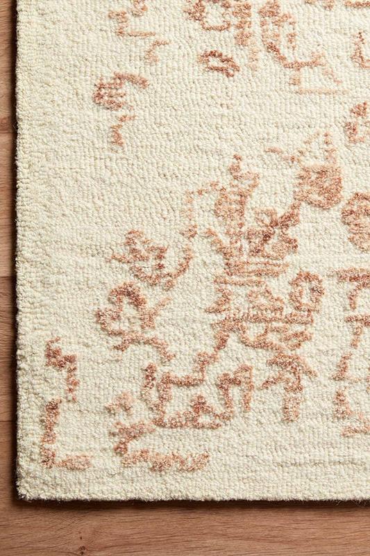 Magnolia Home Annie 01 White/Rust Corner