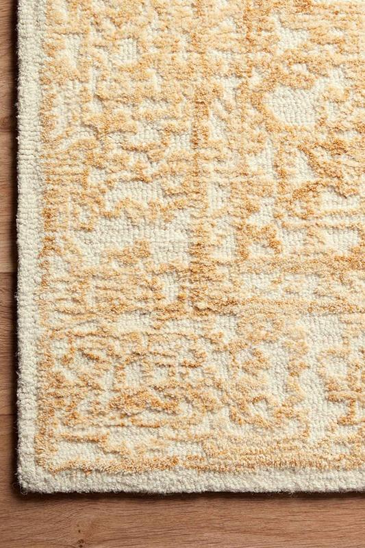 Magnolia Home Annie 03 White/Gold Corner