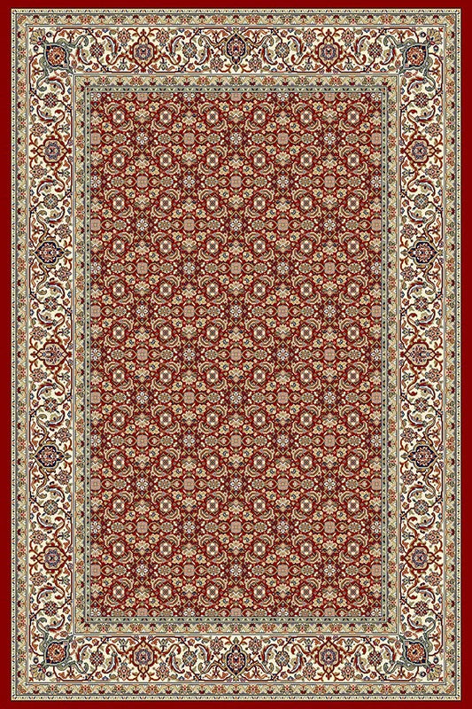 Ancient Garden 57011-1414 Red/Ivory