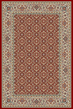 Ancient Garden 57011-1414 Red/Ivory