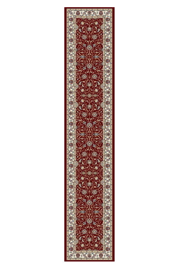 Ancient Garden 57120-1464 Red/Ivory