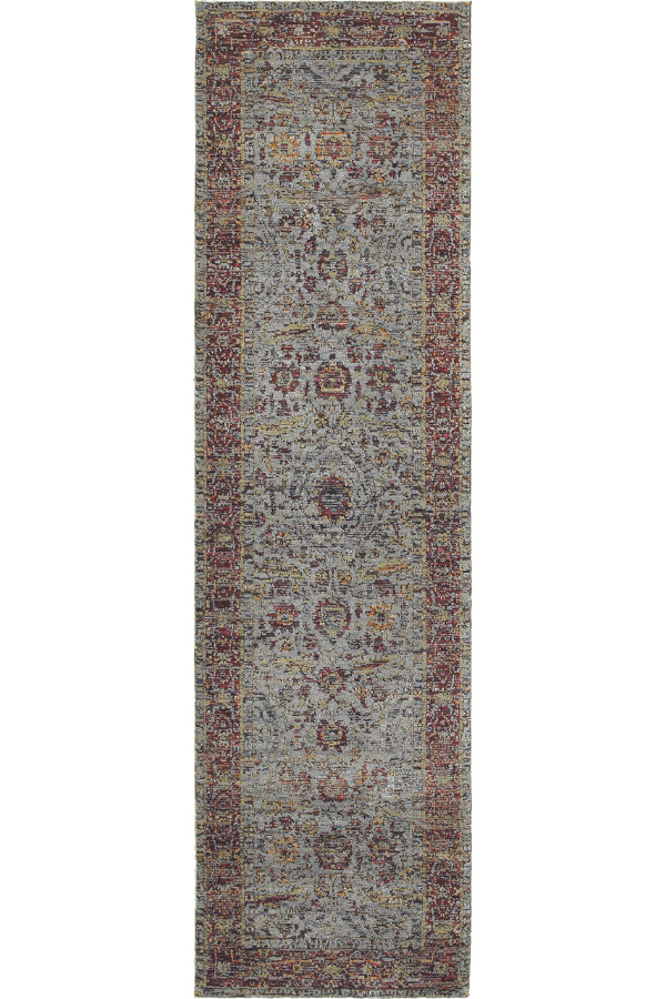 Andorra 7155A Blue/ Red Runner