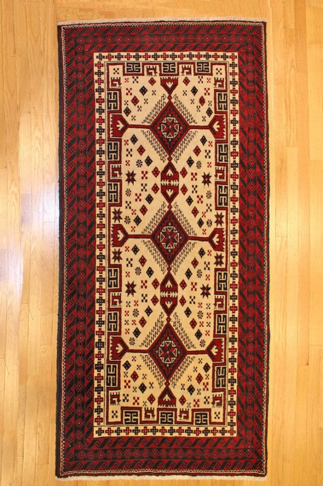 Balouch Turkman Tribal  TAN80022071 Iran, rugs, one of a kind