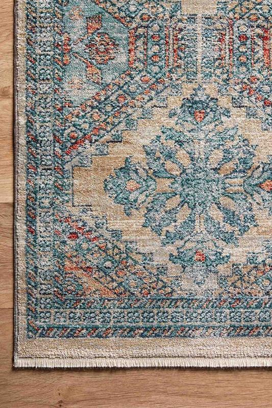 Magnolia Home Elise 02 Multi/Blue Corner