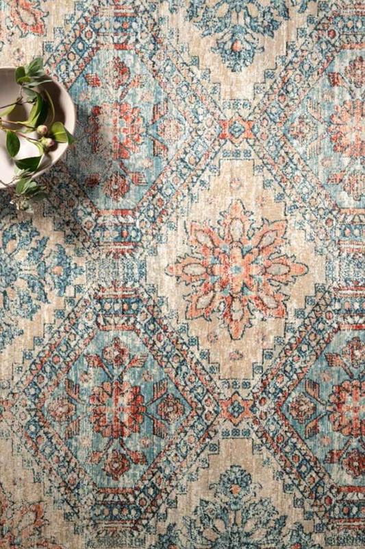 Magnolia Home Elise 02 Multi/Blue Corner