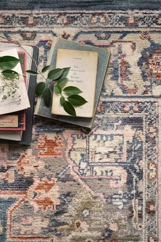 Magnolia Home Janey Jay-03 Indigo/Multi Corner