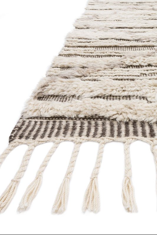 Angie Ang-07 Ivory / Taupe Corner