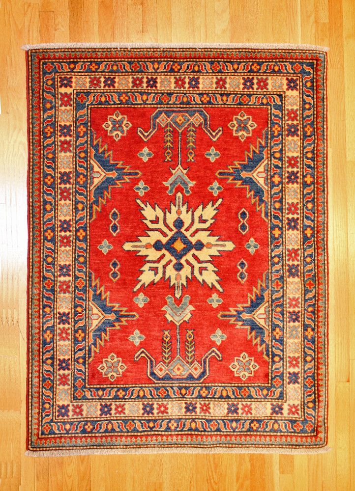Kazak Tribal TAN80024521 Pakistan, rugs, one of a kind